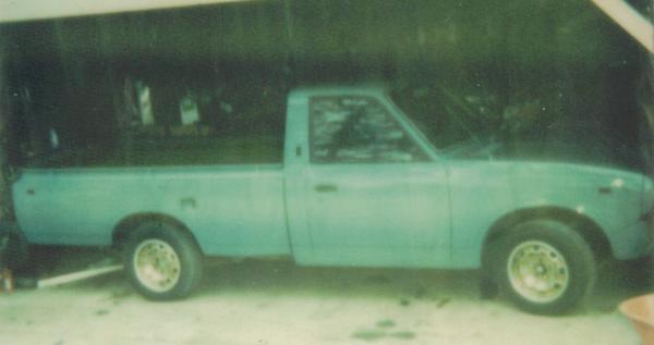 Toyota I painted in the driveway 001